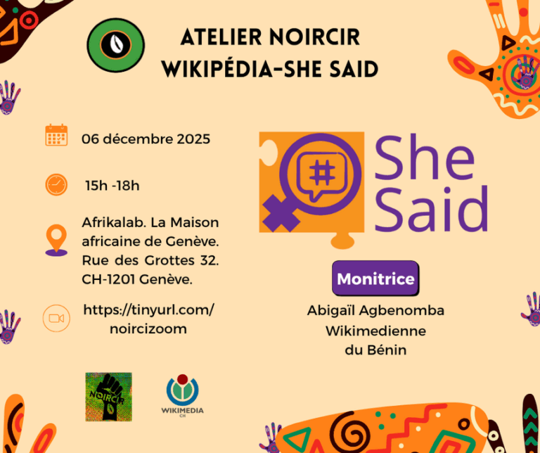 Atelier She Said – Noircir Wikipédia. Atelier Wikiquote.