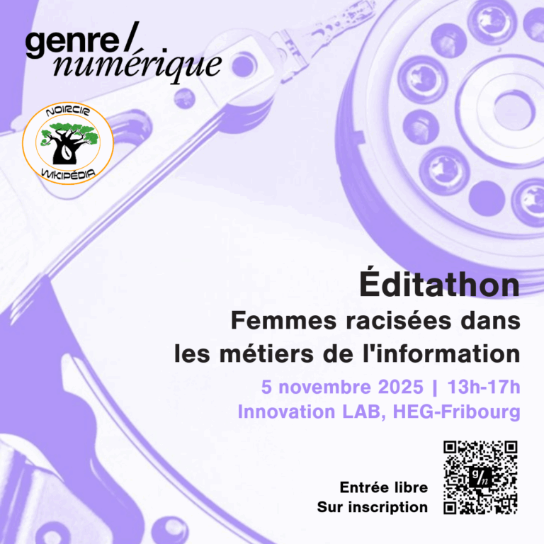 Éditathon – Femmes racisées dans les métiers de l’information.