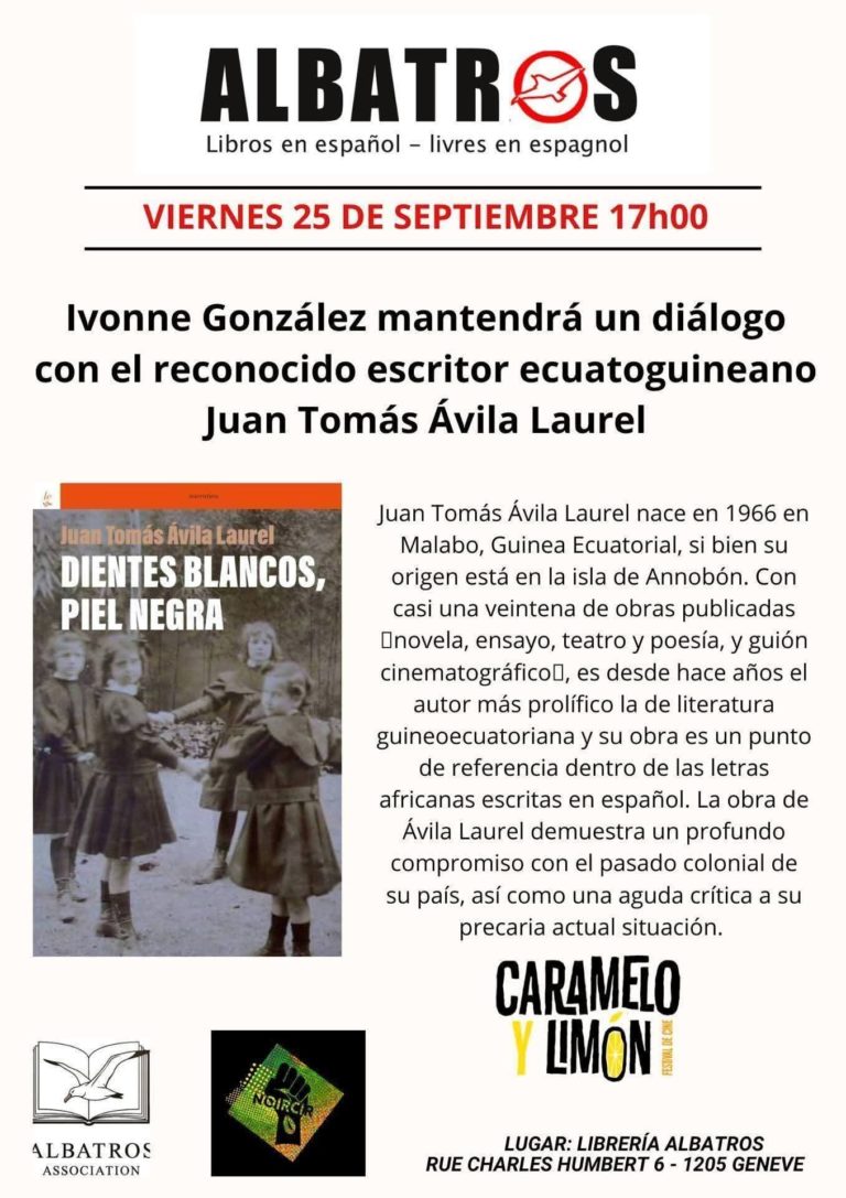 Diálogo con el autor Juan Tomás Ávila Laurel, escritor ecuatoguineano en la Librería Albatros